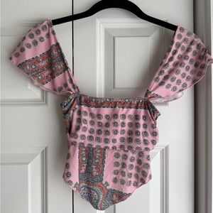 Urban Outfitters Paisley Crop Top